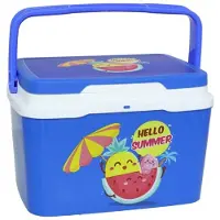 Sunnydays Beach Vibes lunch Koelbox - 5 liter - kunststof - fruit print - 28 x 20 x 19 cm