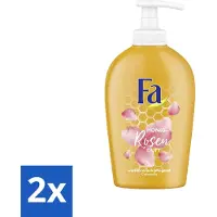 Fa - Handzeep - Honing & Rozen - Verzachtend & Verzorgend - 250 ml - Voordeelverpakking - 2 stuks
