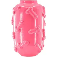 House Vitamin Vase dick ceramics pink 17x17x27cm