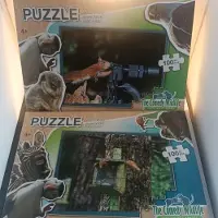 Cj Wildlife 2 Stuks Puzzel Comedy - 100 Stukjes - Filmende Eekhoorn - Eekhoorn Nature - 2 Uitvoeringen - Comedy Wildlife
