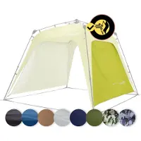DS Produkte Outdoor zijwand voor pop-up paviljoen, zijwand voor tuintent en camping en partytent, 225 x 155 x 132,5 cm, geschikt voor paviljoens [groen] - Paviljoen niet inbegrepen