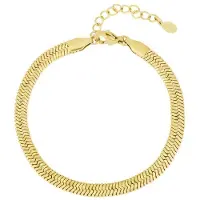 Yehwang Pure line armband - armband dames - goudkleurig - Stainless Steel - Nikkel vrij - moederdag - Cadeau voor vrouw - Sieraden voor dames
