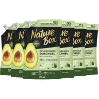 Nature Box - Avocado Shower Gel Refill - Douchegel - Refill - Voordeelverpakking - 6 x 500 ml