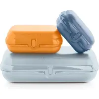 Tupperware eco dozen (snackdoosjes) nieuwe kleur