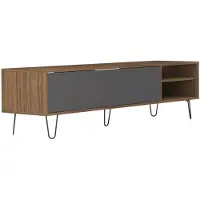Temahome Tv-meubel Jiro 165cm - walnoot/antraciet