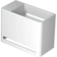 Ink Fontein Hangar Polystone Zonder Kraangat Links Glans Wit 40x22x30 cm