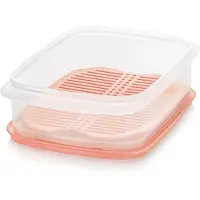 Tupperware Vleeswarenschaal met rooster