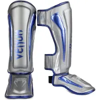 Venum Elite Scheenbeschermers Special Edition Grijs Blauw - XL