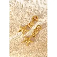 Yehwang Goudkleurige Lover of the Sea dames oorbellen - Zeeschelp/onder water thema - Roestvrij staal - Nikkelvrij - Sieraden - Cadeau