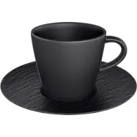 Villeroy & Boch Espressotasse mit Untertasse Manufacture Rock Glow 60 ml