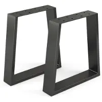 Vicco Tafelpoten Zwart 40.1 x 42 cm Trapeziumvormig, Model 34130