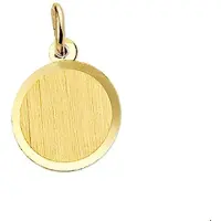 Trendjuwelier huiscollectie 4006185 Gouden graveerplaat rond