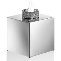DECOR WALTHER Tissuebox Rocks Chrome