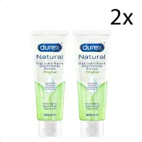 Durex - Naturel Gel - Natuurlijk Glijmiddel - 2 x 100 ml