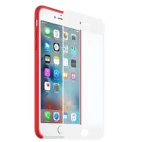 MW Case Friendly Glass - Protection d'écran pour téléphone portable - couleur de cadre blanc - pour Apple iPhone 6s