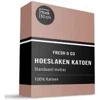 Fresh & Co Hoeslaken Verkoelend - Katoen - Terra 160 x 200 cm