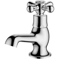 AquaVive Toiletkraan Juno - Lage Uitloop - Chroom - 10,7cm