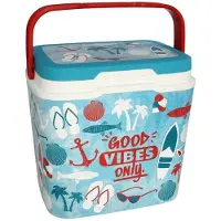 Sp Berner Beach Vibes Koelbox - 29 liter - kunststof - summer print - 39 x 27 x 37 cm
