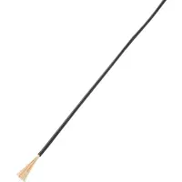 TRU COMPONENTS 1567809 Draad LiFY 1 x 0.25 mm² Zwart 100 m