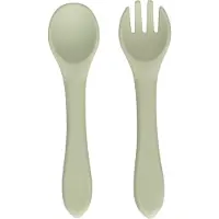 Day Bestekset - Siliconen - Misty Green