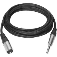 VivoLink XLR3 (M) audio kabel naar stereo jack (M) 10 m zwart -