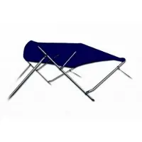 Navishade 3 Boog Biminitop Zonnetent PREMIUM H117 cm BLAUW Breedte 170-182 cm