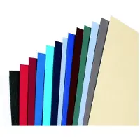GBC LeatherGrain - karton A4 100 stuks - donkerrood, Accessoires voor bindmachines, Rood