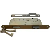 Nemef Hutra Deurslot DH29 | 50mm | 2sl. | RVS | VPL | 22x215mm | Afgerond | Limba - 9750290000