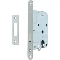 Dx Kastslot tbv cilinderslot met RVS voorplaat 20x174 mm.