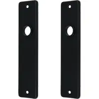 Ami Kortschild 180x41 blind - alu/zwart