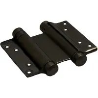 IBFM Bommer scharnier dubbelwerkend 125 mm zwart gelakt