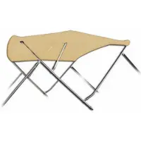Sunmaster Biminitop | RVS 3-boogs | Breedte 185 <> 198 cm - Hoogte 117 cm