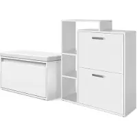 Vicco Orlando Schoenklaprek – 2 delen, met bank Wit