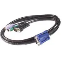 Schneider Electric KVM PS/2 Cable - 3 ft (0.9 m) electriciteitssnoer Zwart 0,91 m