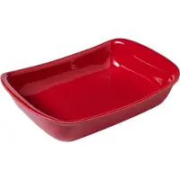 Pyrex - Supreme Ovenschaal Rechthoek 3,2 liter - Rood - Keramiek