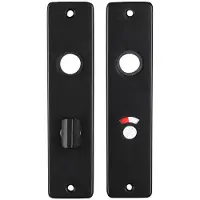Starx WC-Schild - Deurschild met WC Slot (WC57/5) - Aluminium †“ Zwart