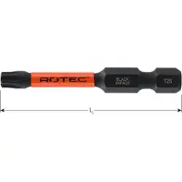 Rotec IMPACT insertbit T 20 L=50mm E 6,3 BASIC - 5 stuks - 8172120