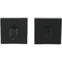 Online Deurbeslagshop WC-sluiting 53x53x9 mm vierkant zwart
