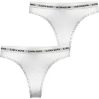 Björn Borg Core Logo Thong 2-pack Wit | Maat: XXL