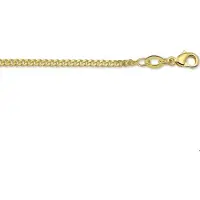 The Jewelry Collection Doublé 10/000 Collier gourmet 2 3100980 45 cm