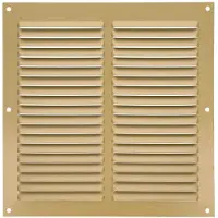AMIG Schoepenrooster 200x200 mm aluminium goud