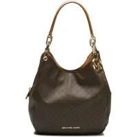 Michael Kors Schoudertas 'Lillie' bruin