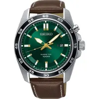 Seiko SKA791P1 Horloge Kinetic Groen