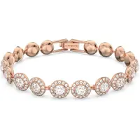 Swarovski Armband 'Angelic' rose-goud / wit