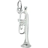 Trendjuwelier huiscollectie Hanger Zilver Trompet