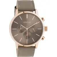 Oozoo Timepieces - Unisex horloge - Roségoudkleurig met band