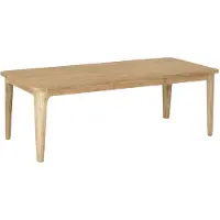 DTP Home Dining table Forte rectangular,76x200x90 cm, teakwood natural (Naturel, 200x90x76cm)