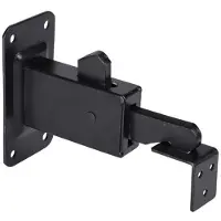 Starx Deurvastzetter met muurplaat 116 x 59 x 7 mm zwart