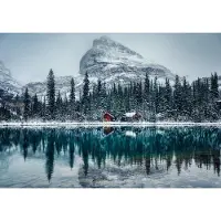 Karo-art 520cm X 318cm - Fotobehang - meer O'Hara Canada, premium print, inclusief behanglijm