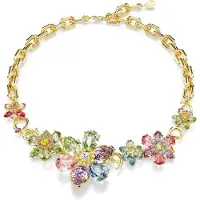 Swarovski - Dames Ketting - goudkleurig